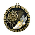 3-D Medal, "Track" - 2"